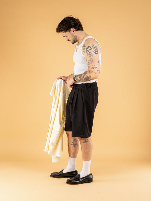 Bermuda Pleated Shorts